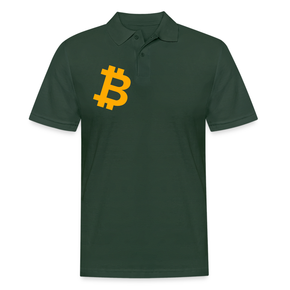 Bitcoiner Poloshirt - Tannengrün