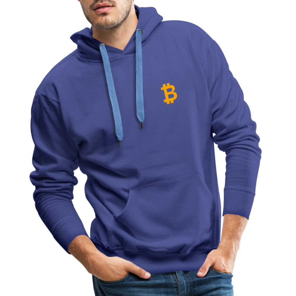 Bitcoin Premium Hoodie - Königsblau