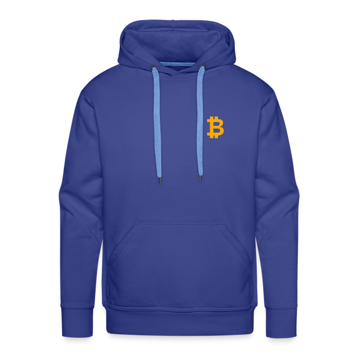 Bitcoin Premium Hoodie - Königsblau