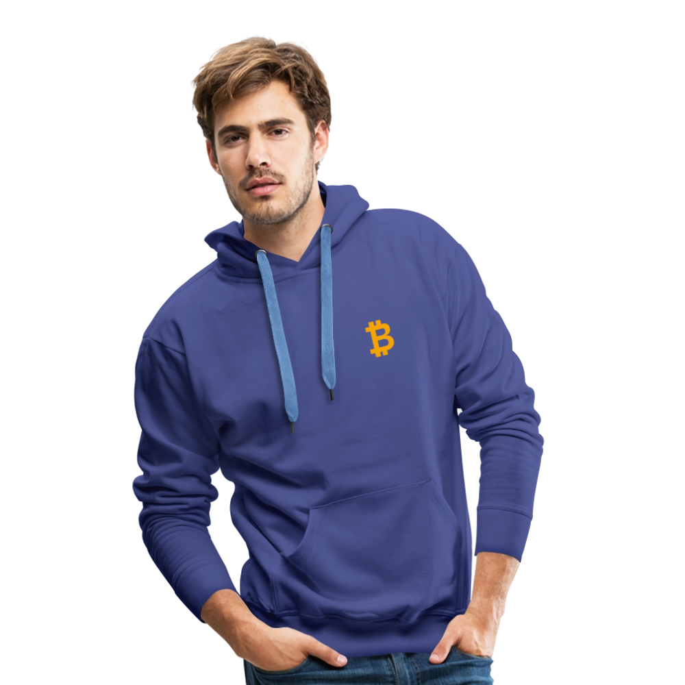 Bitcoin Premium Hoodie - Königsblau