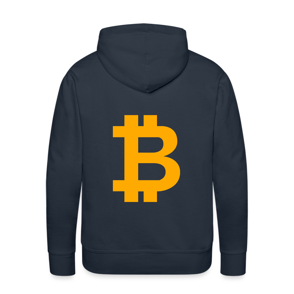 Bitcoin Premium Hoodie - Navy