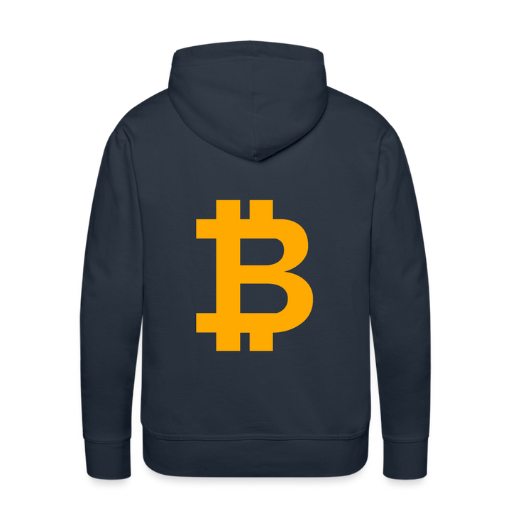 Bitcoin Premium Hoodie - Navy