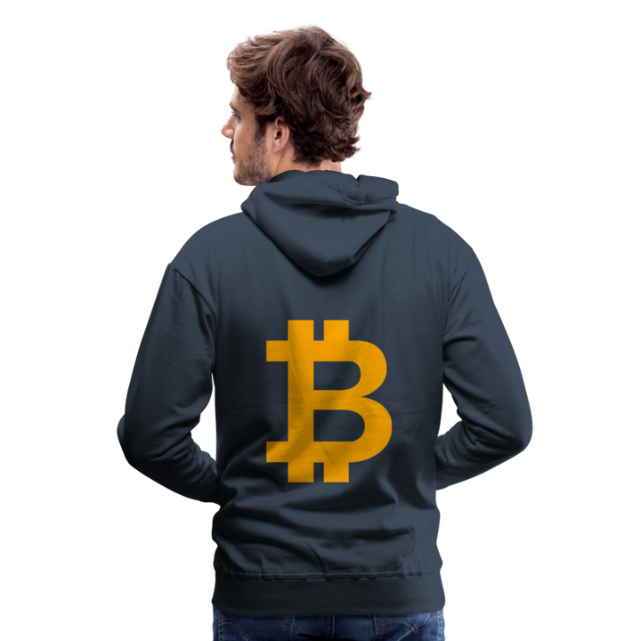 Bitcoin Premium Hoodie - Navy