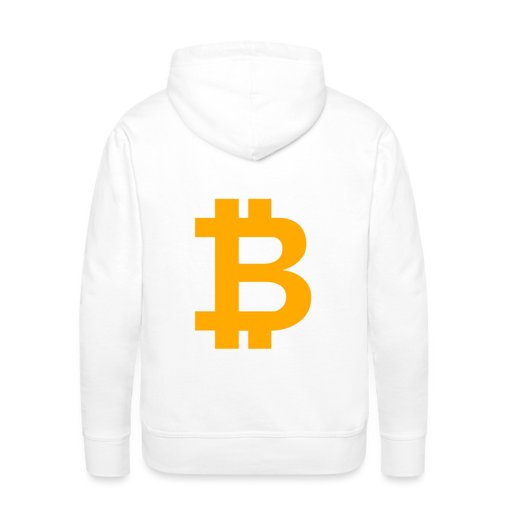 Bitcoin Premium Hoodie - Weiß