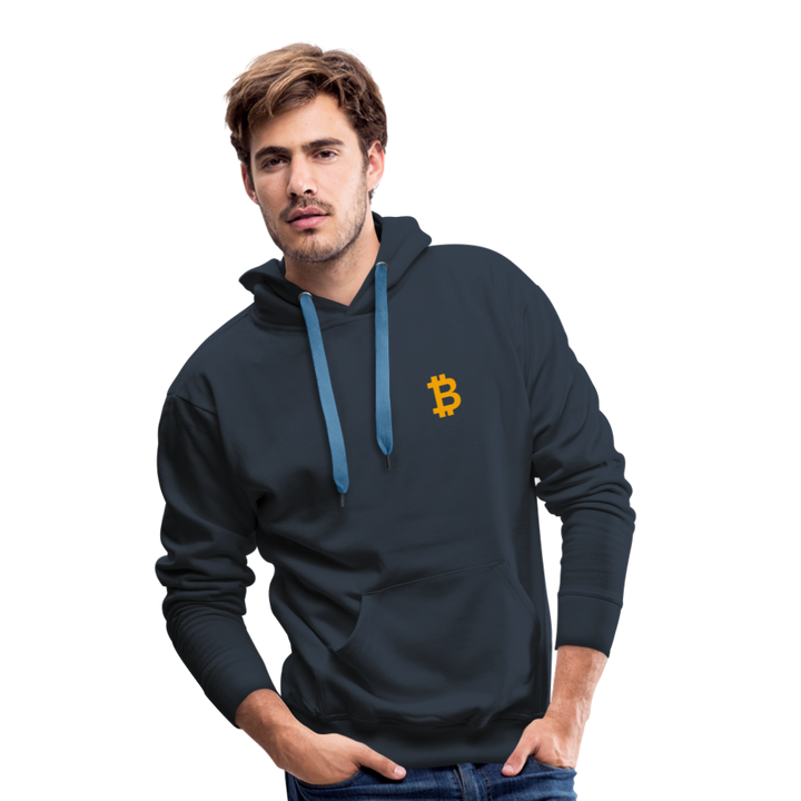 Bitcoin Premium Hoodie - Navy