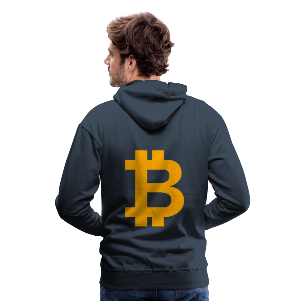 Bitcoin Premium Hoodie - Navy