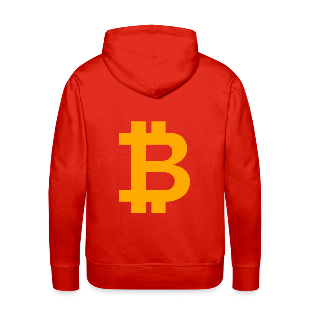 Bitcoin Premium Hoodie - Rot