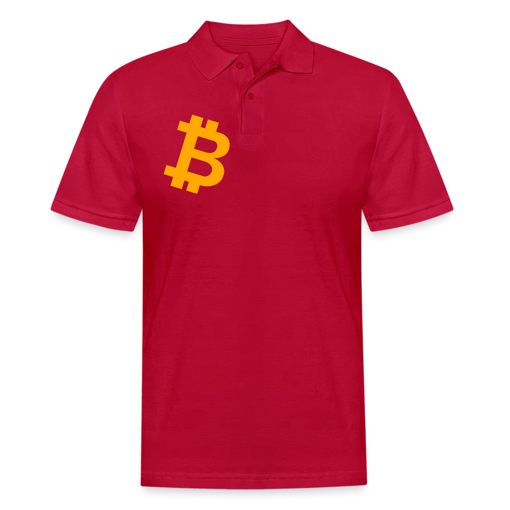 Bitcoiner Poloshirt - cherry red