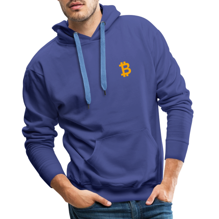 Bitcoin Premium Hoodie - Königsblau