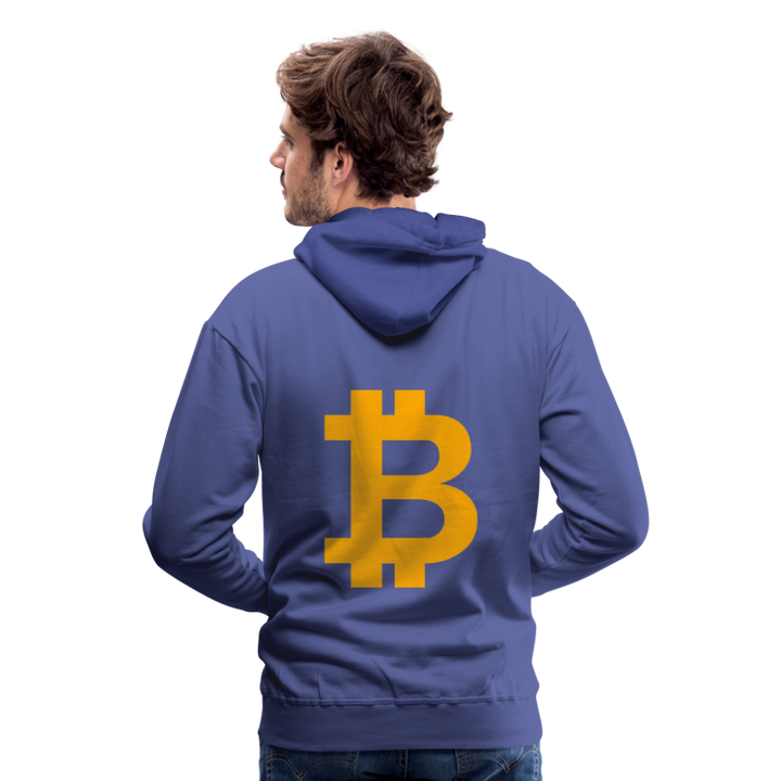 Bitcoin Premium Hoodie - Königsblau