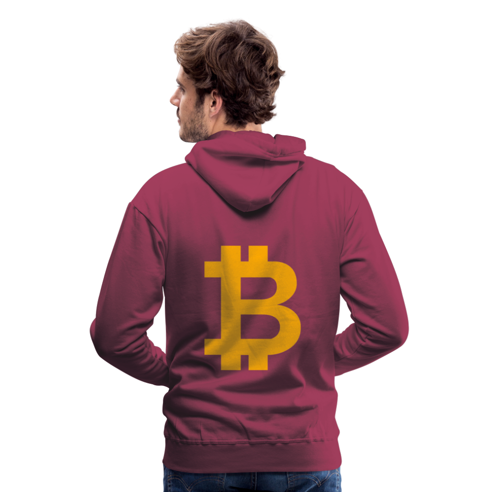 Bitcoin Premium Hoodie - Bordeaux