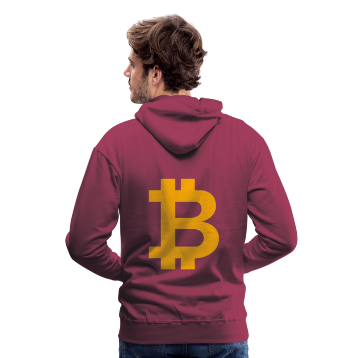 Bitcoin Premium Hoodie - Bordeaux