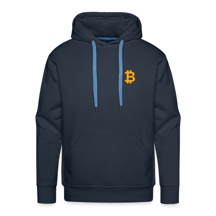 Bitcoin Premium Hoodie - Navy