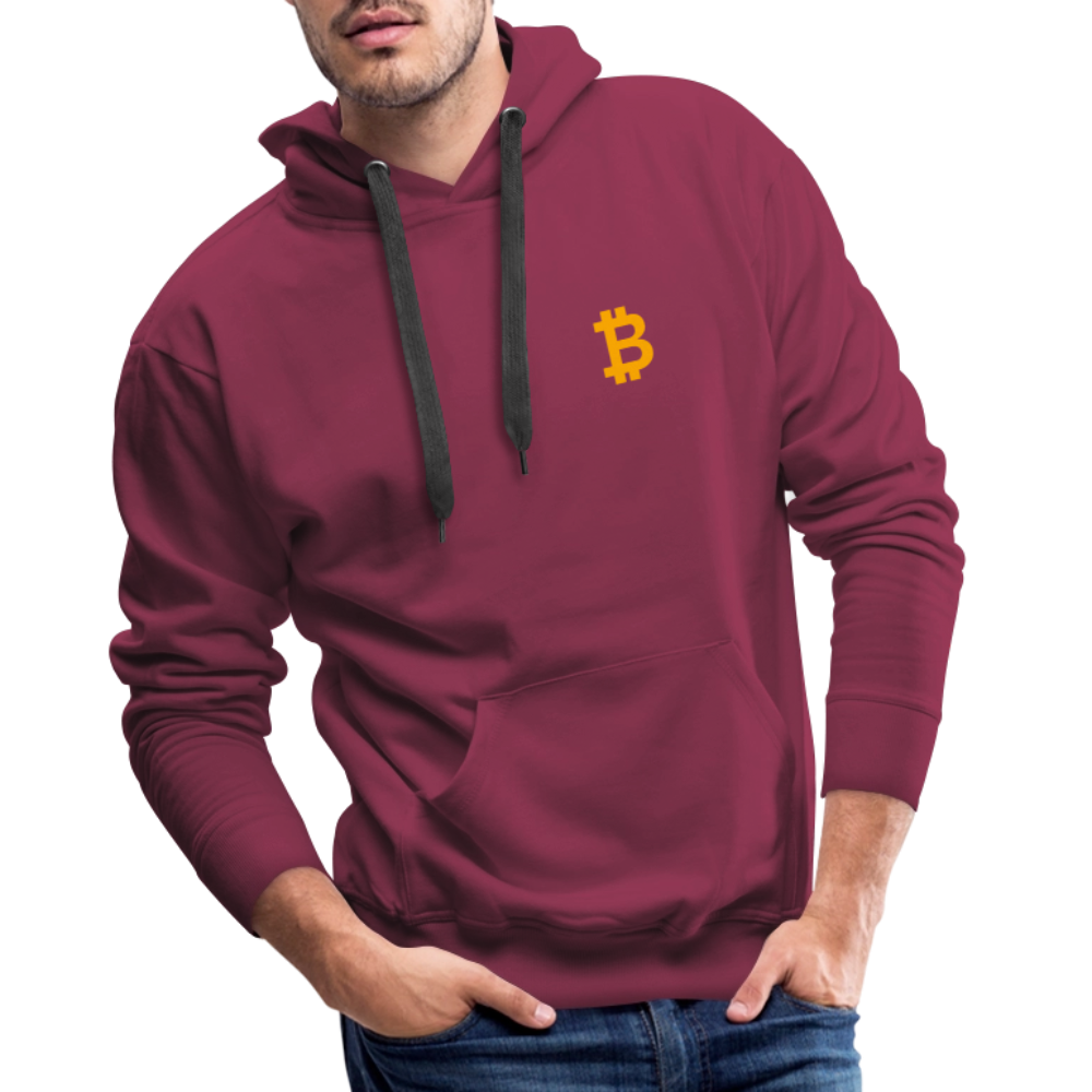 Bitcoin Premium Hoodie - Bordeaux