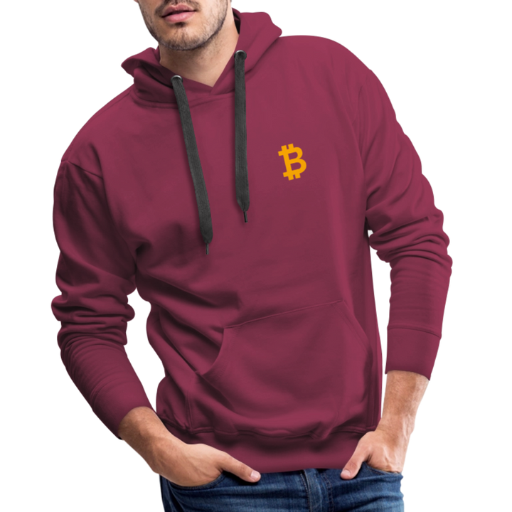 Bitcoin Premium Hoodie - Bordeaux