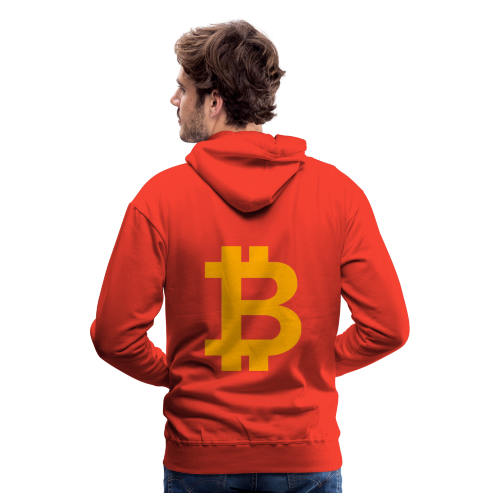 Bitcoin Premium Hoodie - Rot