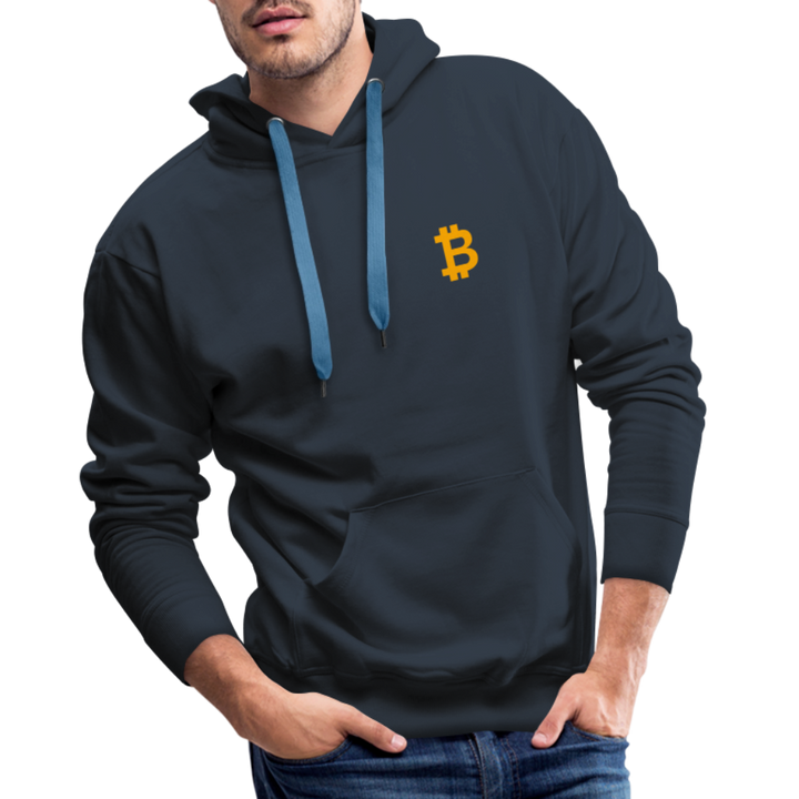 Bitcoin Premium Hoodie - Navy