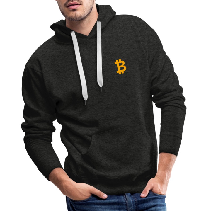 Bitcoin Premium Hoodie - Anthrazit