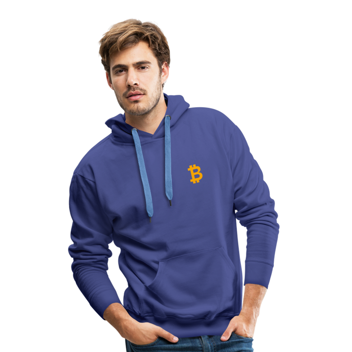 Bitcoin Premium Hoodie - Königsblau