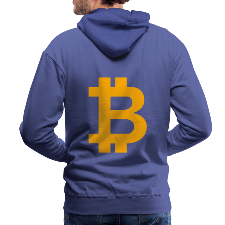 Bitcoin Premium Hoodie - Königsblau