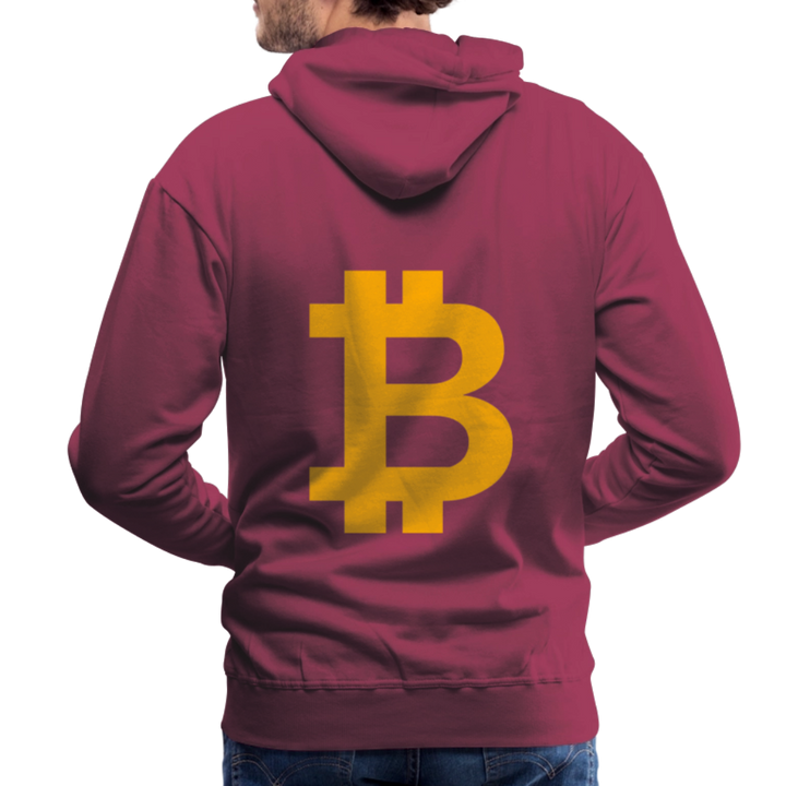 Bitcoin Premium Hoodie - Bordeaux