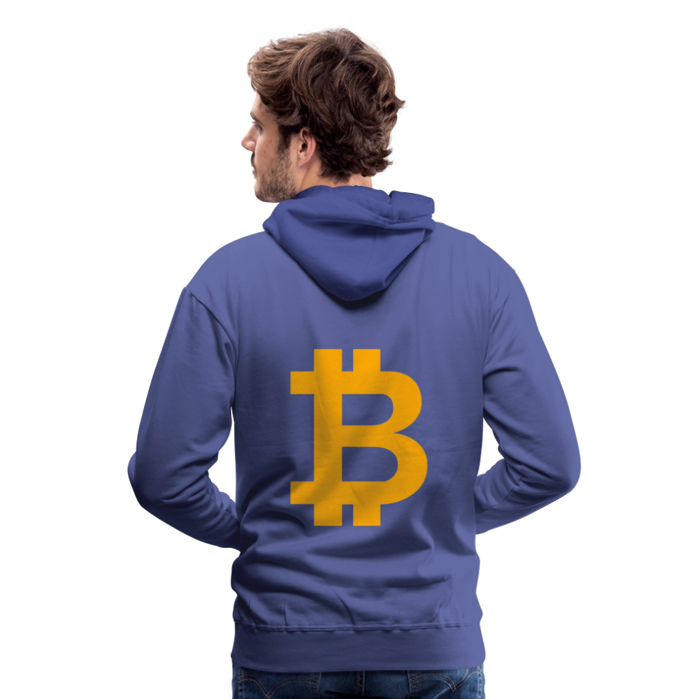 Bitcoin Premium Hoodie - Königsblau