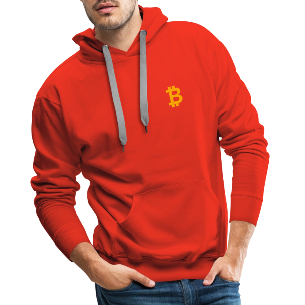 Bitcoin Premium Hoodie - Rot