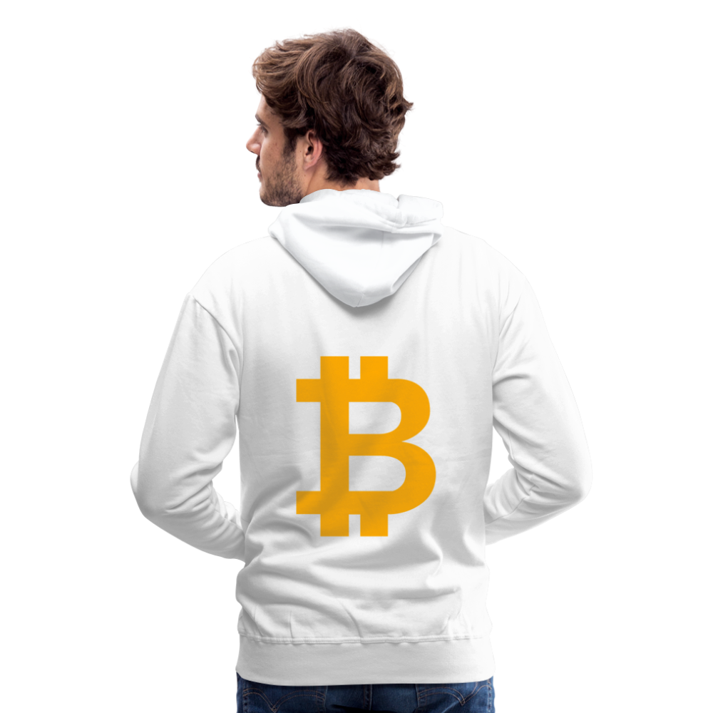 Bitcoin Premium Hoodie - Weiß