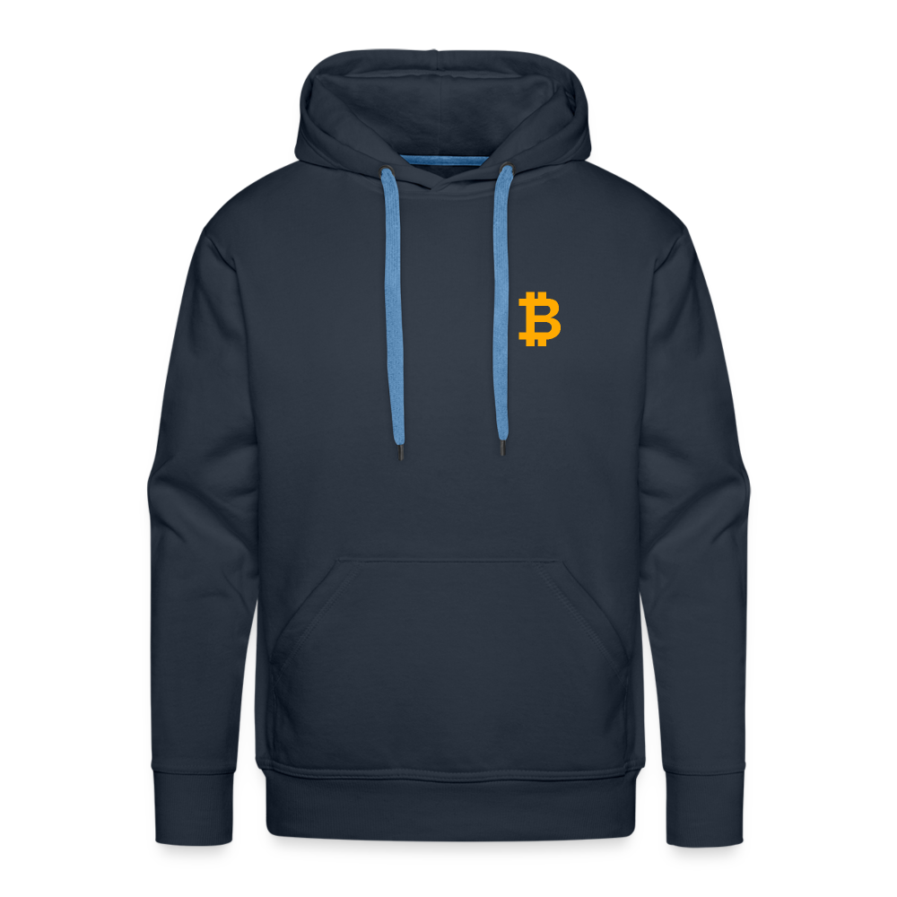 Bitcoin Premium Hoodie - Navy