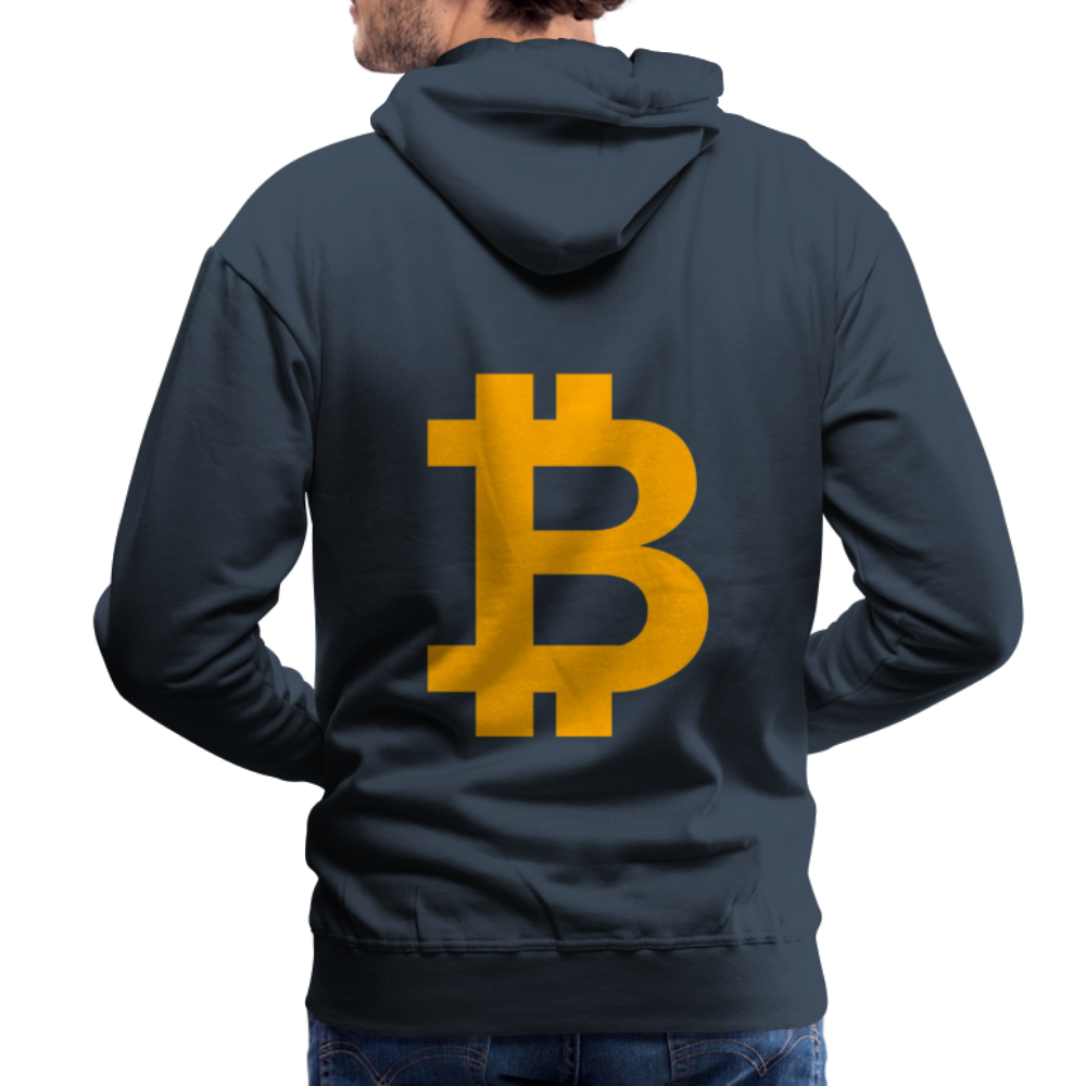 Bitcoin Premium Hoodie - Navy