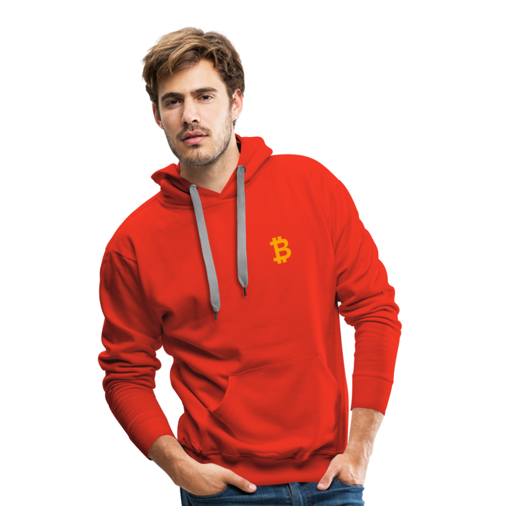 Bitcoin Premium Hoodie - Rot