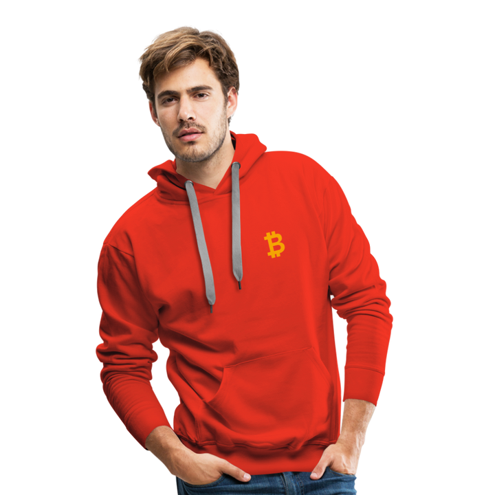 Bitcoin Premium Hoodie - Rot