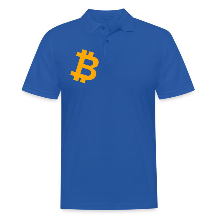 Bitcoiner Poloshirt - Royalblau