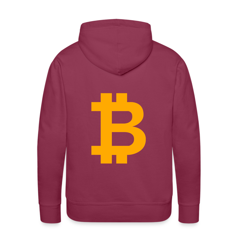 Bitcoin Premium Hoodie - Bordeaux