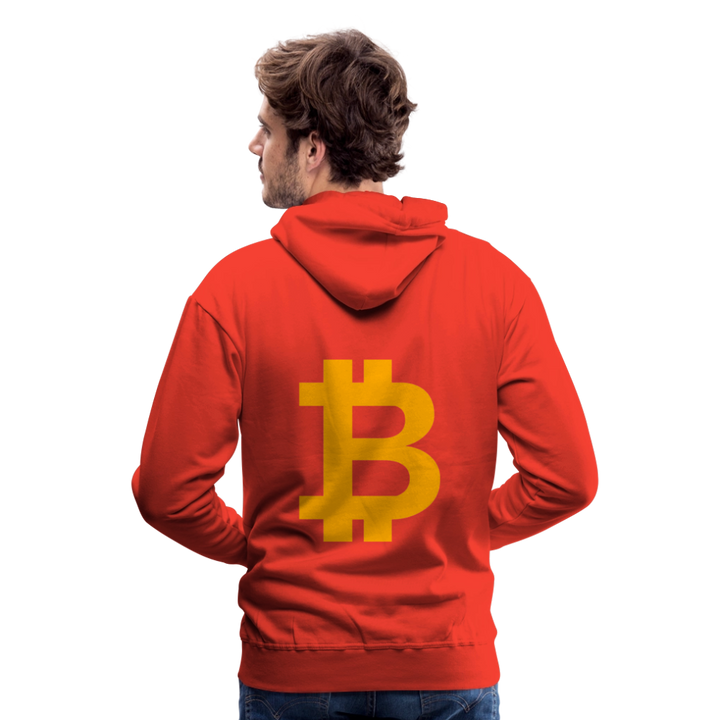 Bitcoin Premium Hoodie - Rot