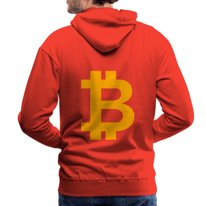 Bitcoin Premium Hoodie - Rot