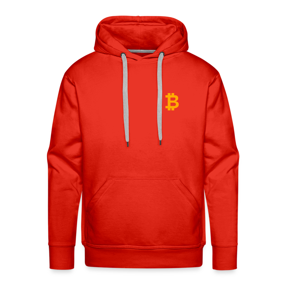 Bitcoin Premium Hoodie - Rot