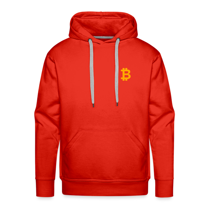 Bitcoin Premium Hoodie - Rot