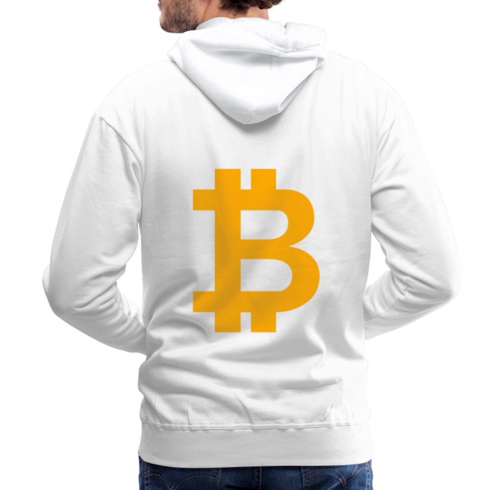 Bitcoin Premium Hoodie - Weiß