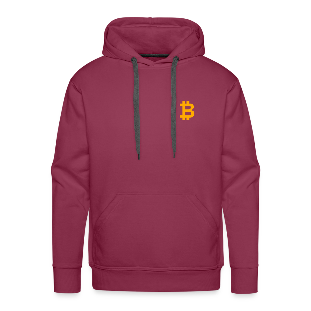 Bitcoin Premium Hoodie - Bordeaux