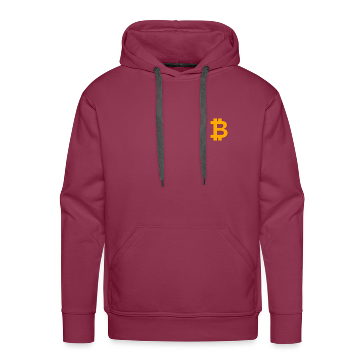 Bitcoin Premium Hoodie - Bordeaux