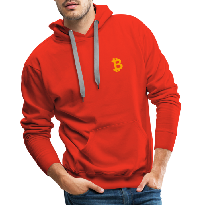 Bitcoin Premium Hoodie - Rot