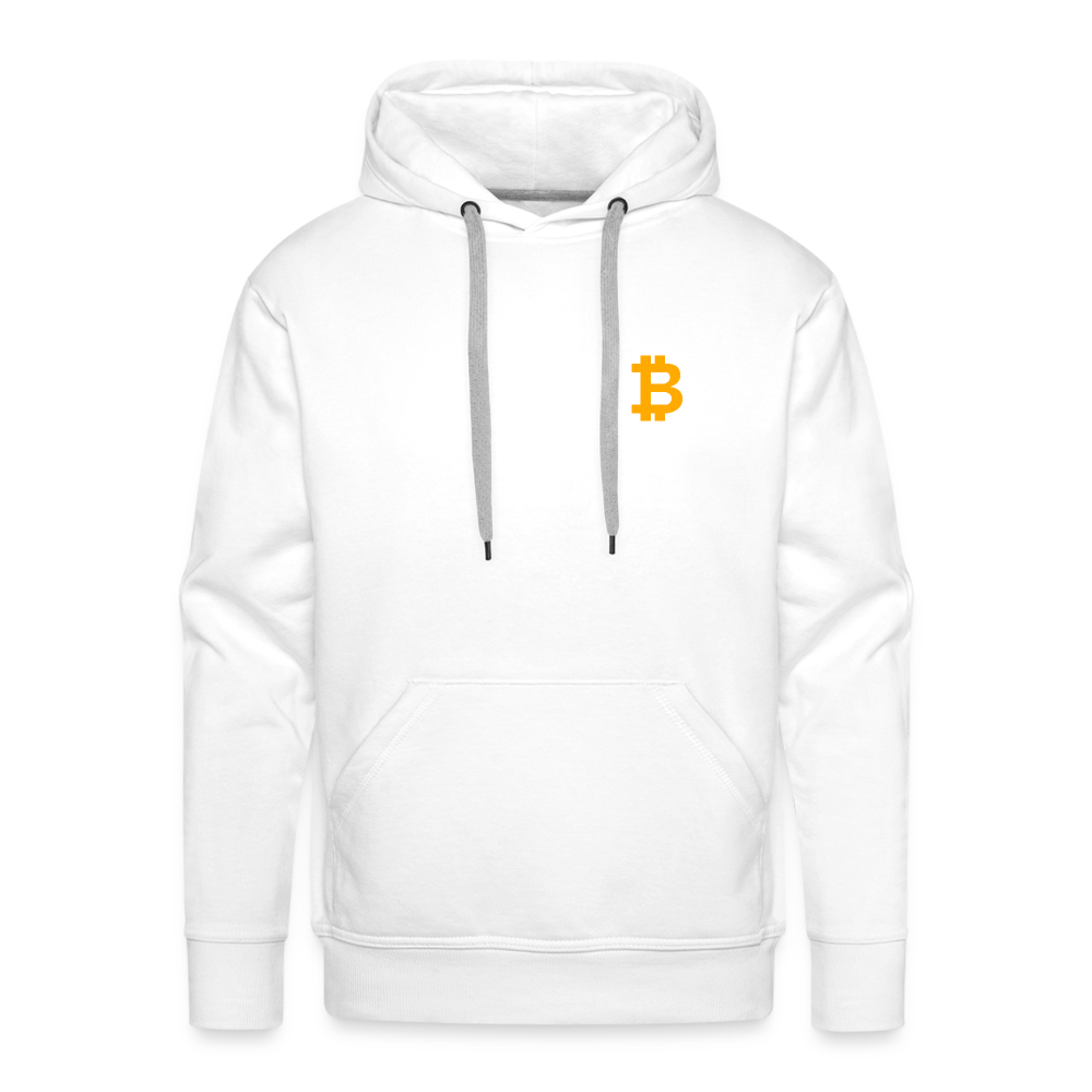 Bitcoin Premium Hoodie - Weiß