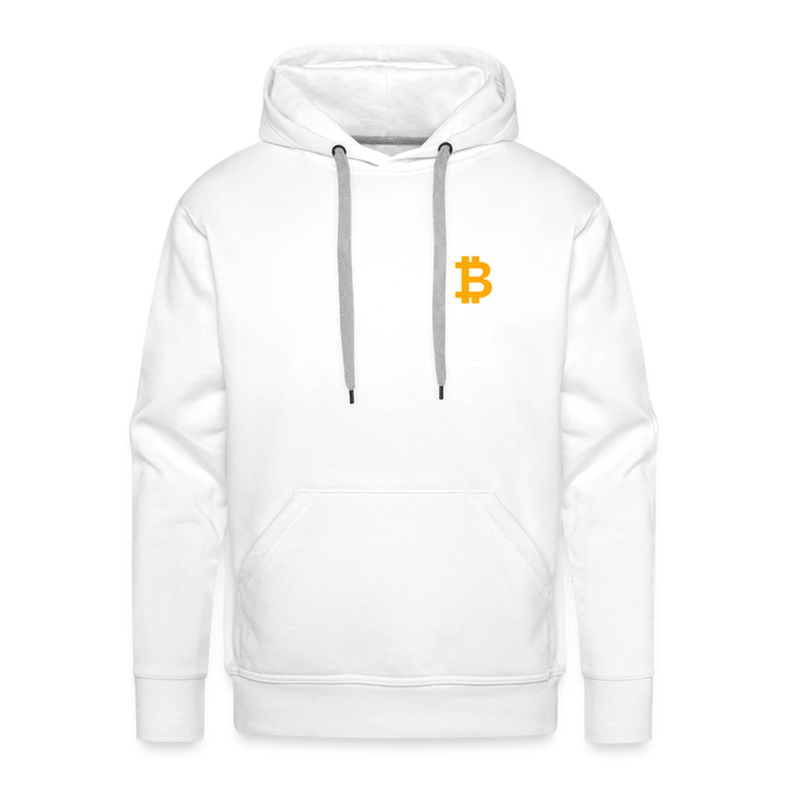 Bitcoin Premium Hoodie - Weiß