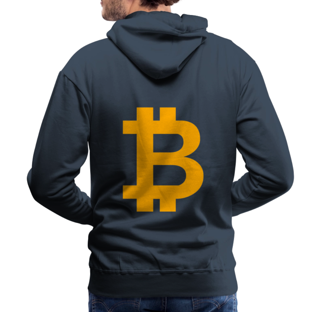 Bitcoin Premium Hoodie - Navy