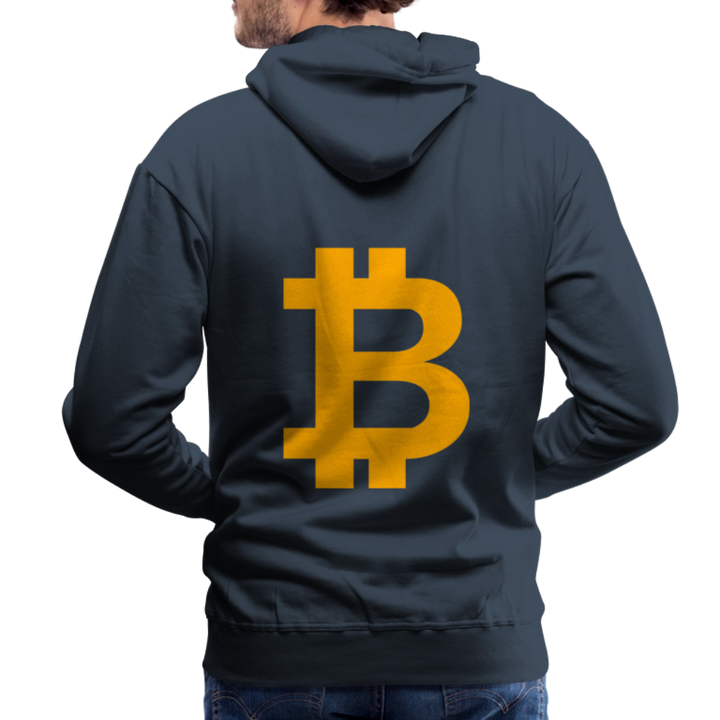 Bitcoin Premium Hoodie - Navy