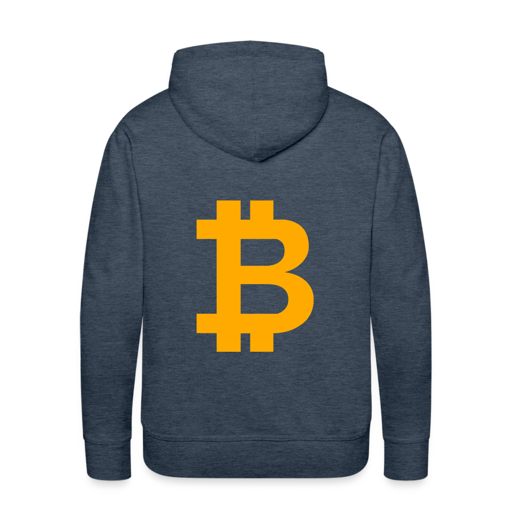 Bitcoin Premium Hoodie - Jeansblau