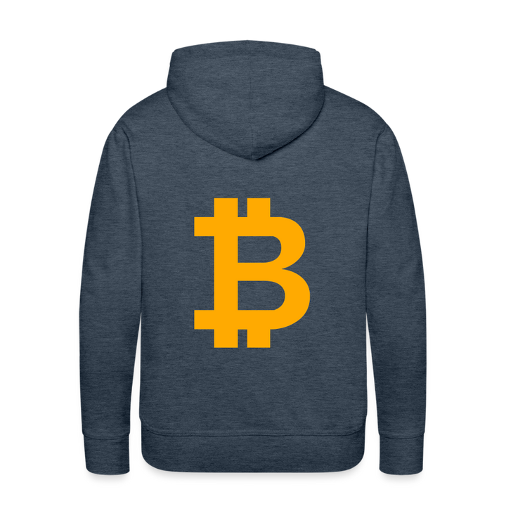 Bitcoin Premium Hoodie - Jeansblau