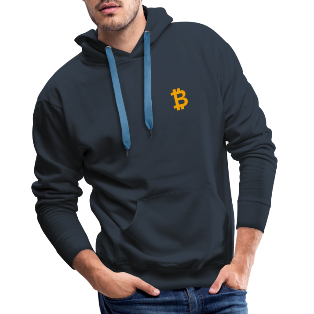 Bitcoin Premium Hoodie - Navy