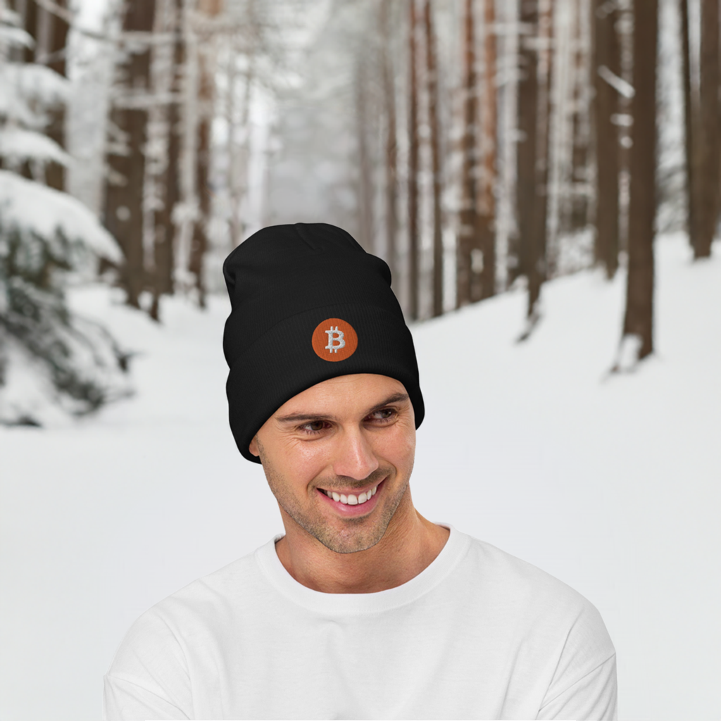 BITCOIN Bestickte Beanie